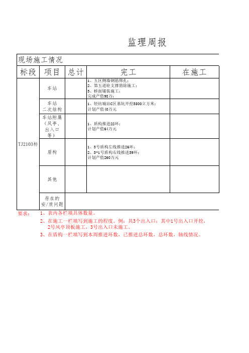 2013.8.1(第七期)TJ213标本周施工工况