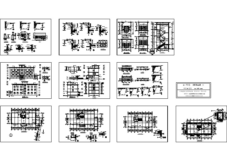 工业厂房建筑设计CAD全套施工图