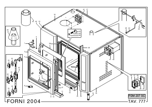 Forni Tav. 777 产品说明书