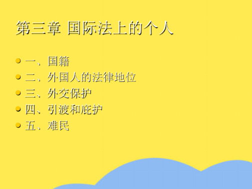 第三章国际法上的个人(“外国人”相关文档)共6张