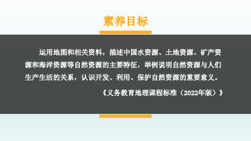 (湘教版)八年级地理课件-【第一节 自然资源概况】