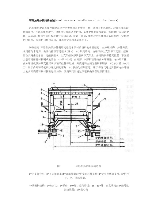 环形加热炉钢结构安装