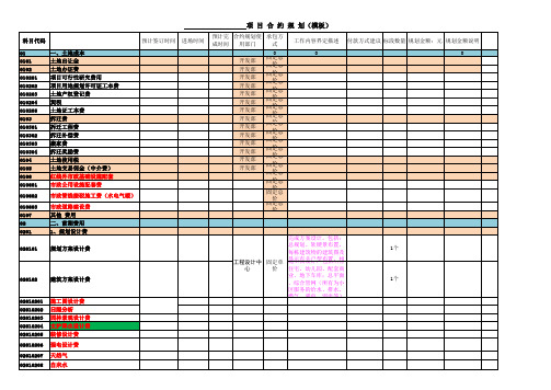 0标准合约规划(参考模板)