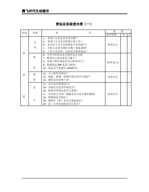 营运检查内容