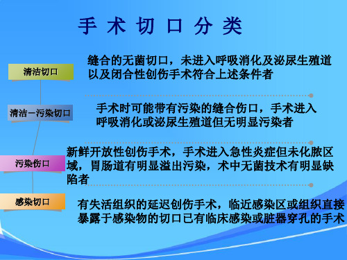 手术切口感染诊断指标(3)