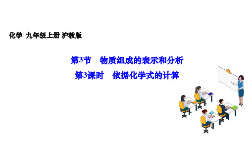 3.3物质组成的表示和分析(依据化学式的计算)2025学年九年级化学沪教版(2024)上册