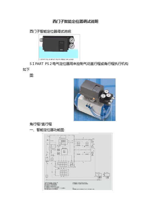 西门子智能定位器调试说明