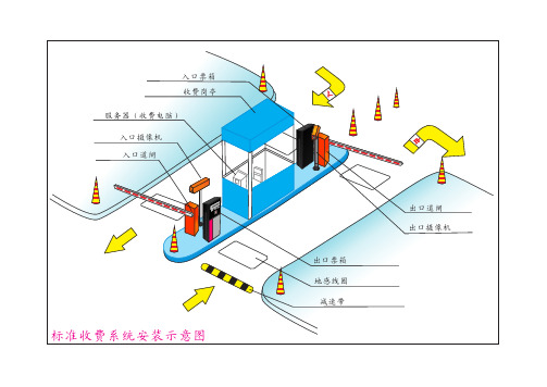 出入口管理系统施工接线图