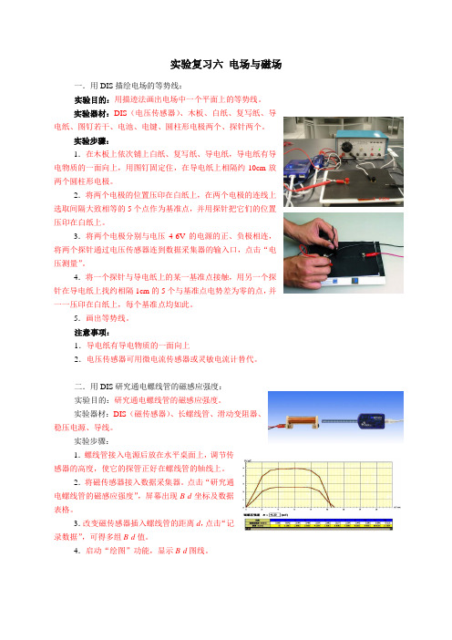 上海高三物理实验复习六 电场与磁场