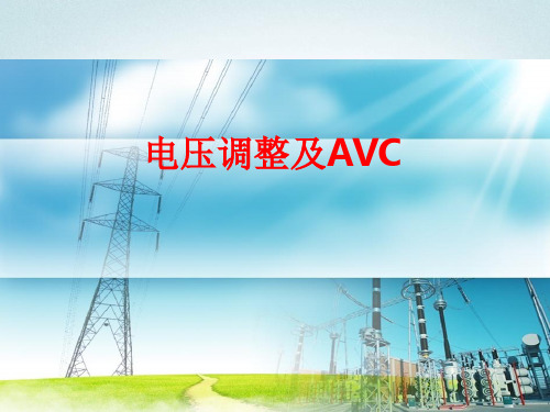 电压调整及AVC课件