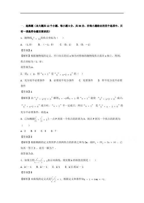 2017-2018学年高二上学期期中考试数学(文)试题 (3)