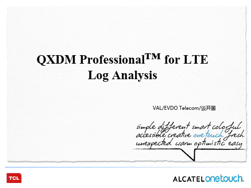 QXDM Professional for LTE Log Analysis