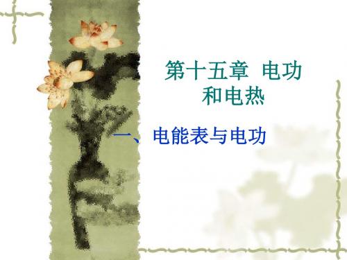 初中物理《电能表与电功》(共18张)ppt5