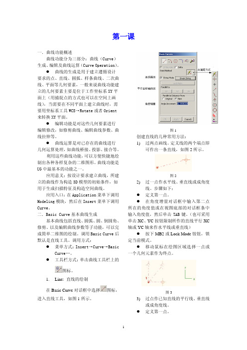 全面攻破UG曲线技巧