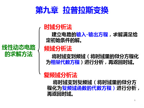 电路原理-拉普拉斯变换PPT课件