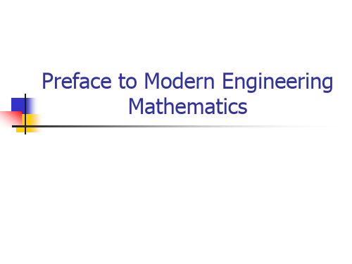 Preface to Modern Engineering Mathematics 2