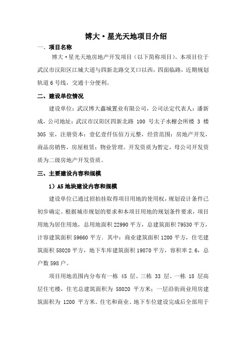 博大·星光天地项目介绍