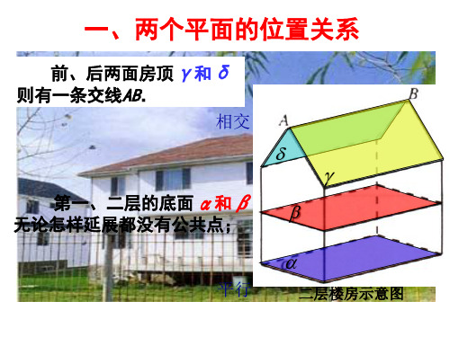 面面平行的判定与性质