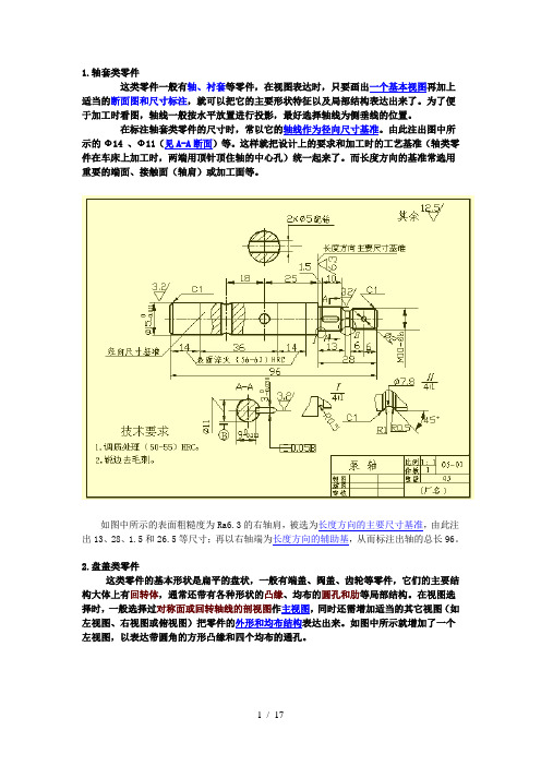 机械制图及公差配合范例