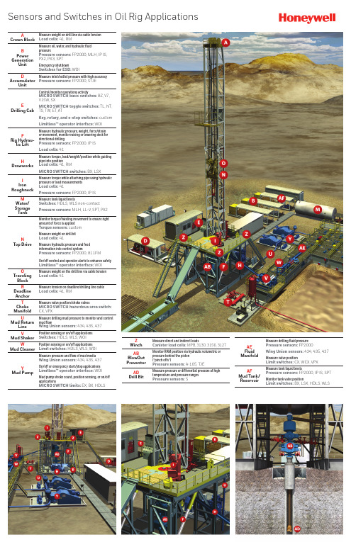 油井设备应用中的传感器和开关说明书