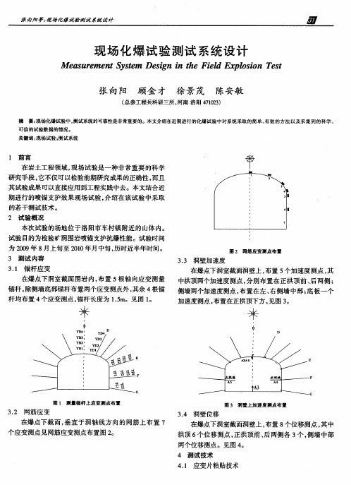 现场化爆试验测试系统设计