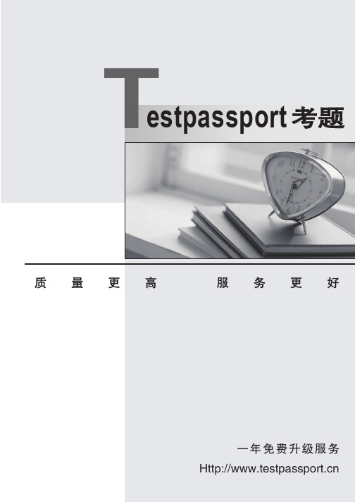 Testpassport最新 000-007题库 免费下载