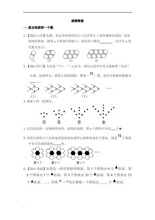 找规律题型汇总