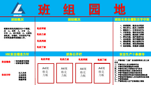 班组园地栏(模板)