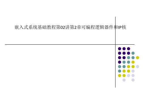 嵌入式系统基础教程第02讲第2章可编程逻辑器件和IP核