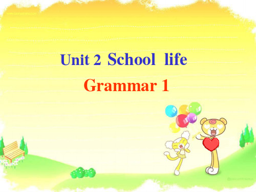 牛津译林版英语八年级上Unit2 Grammar课件(共40张PPT)
