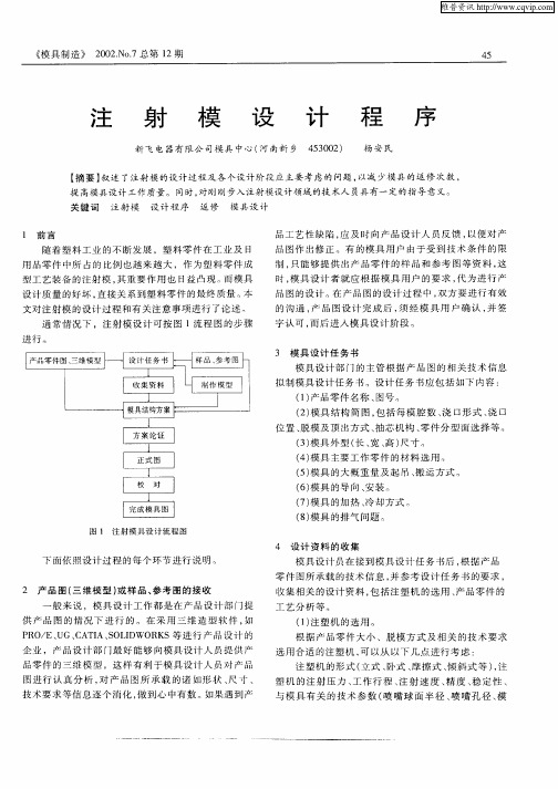 注射模设计程序