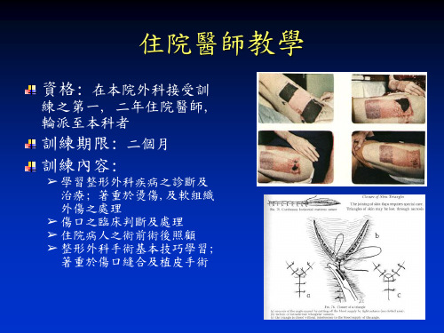 烧伤整形外科住院医师教学-PPT课件