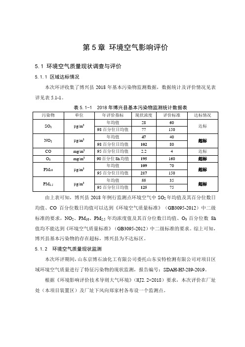 环境空气影响评价