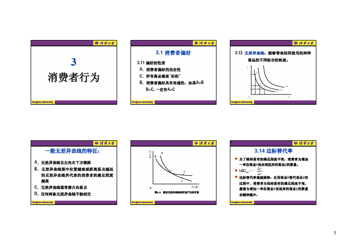 清华大学蔡继明经济学原理讲义第三讲：消费者行为