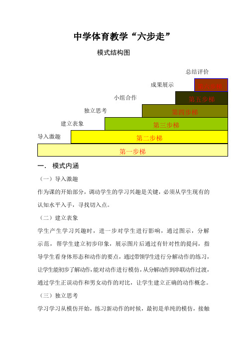 中学体育教学模式