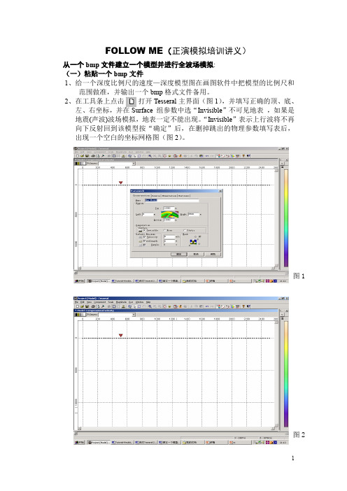 Tesseral 2D正演模拟培训讲义