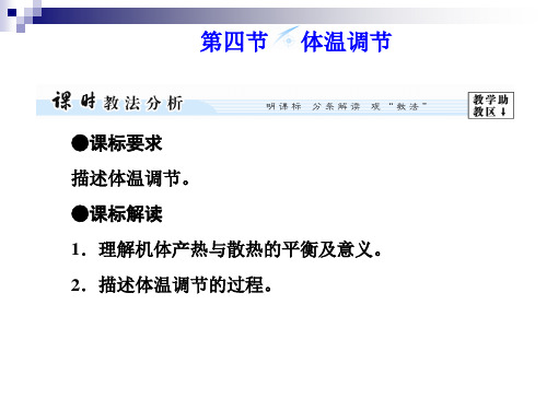 1.2.4体温调节 课件(中图版必修3)