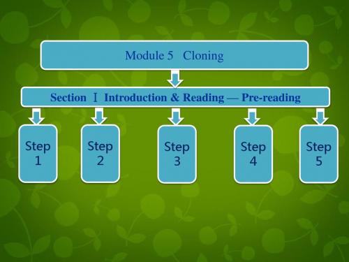 【三维设计】高中英语 Module 5 Section Ⅰ Introduction