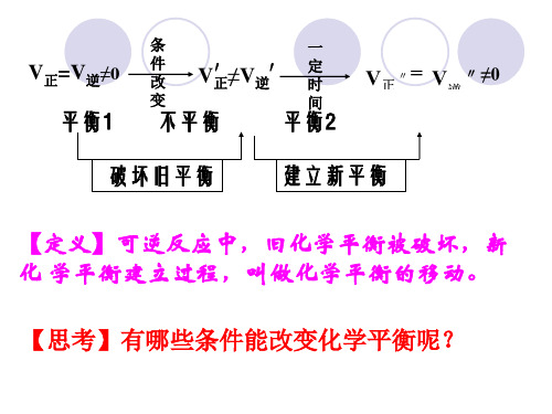 选修4233化学平衡的移动