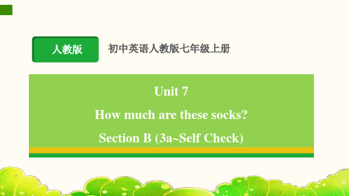 Unit+7+Section+B+(3a~Self+Check) 人教版七年级英语上册