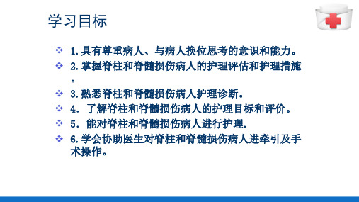 脊柱损伤及脊髓损伤病人护理(护理课件)