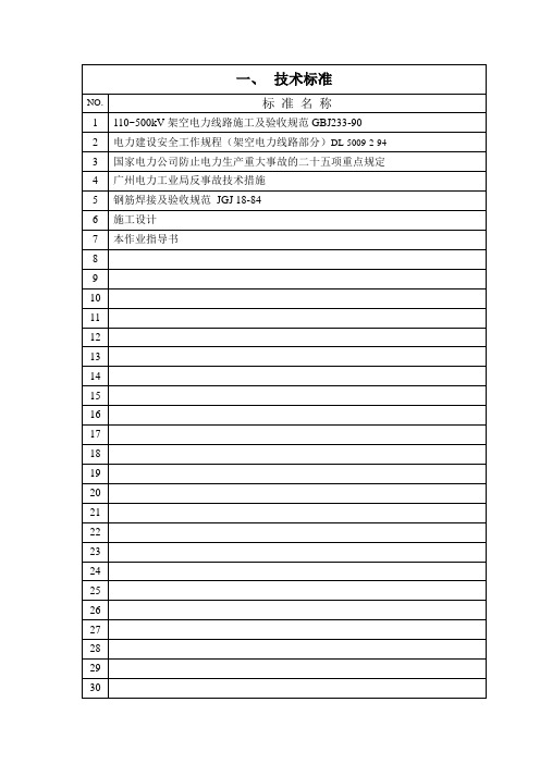 接地工程施工作业指导书