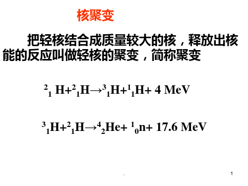 核聚变PPT课件