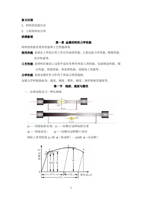 金属材料的力学性能(教案)