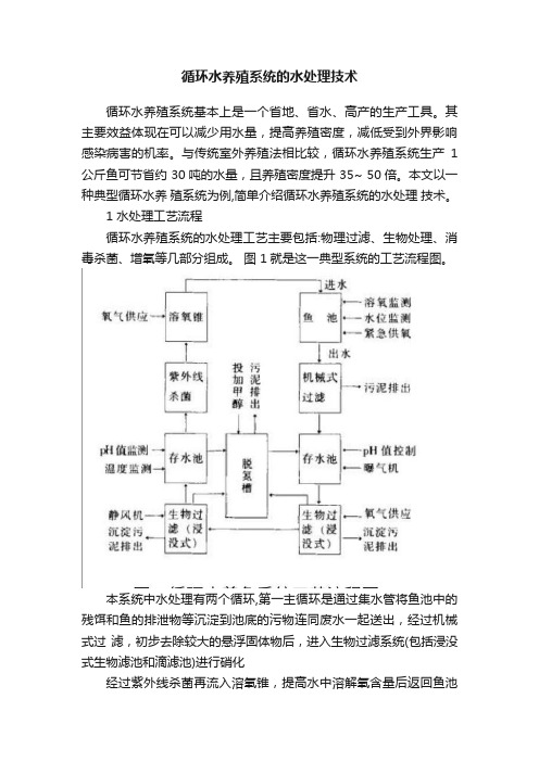 循环水养殖系统的水处理技术