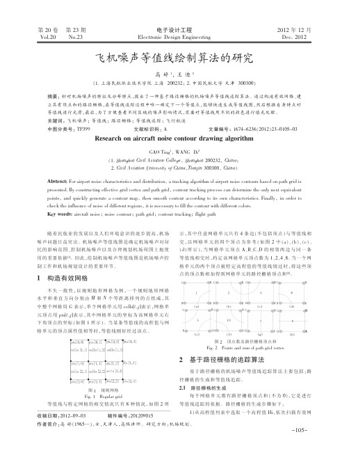 飞机噪声等值线绘制算法的