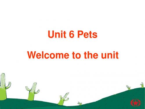 u 6 Welcome to the unit