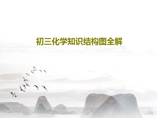 初三化学知识结构图全解共24页文档