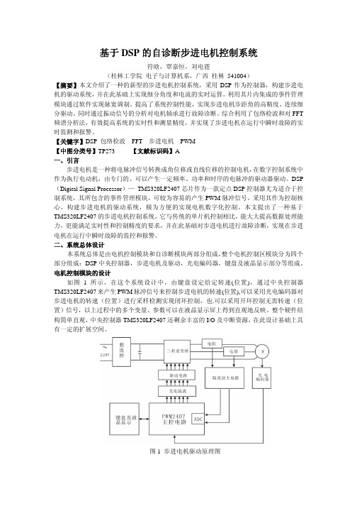 基于DSP 的自诊断步进电机控制系统