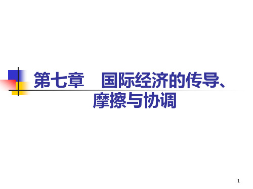 第章国际经济的传导、摩擦与协调PPT课件